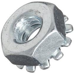 Gekartelde moer UNC 6-32