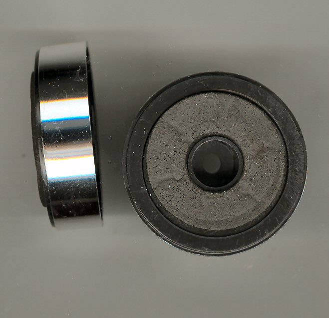 Voetje voor behuizing zilver klein