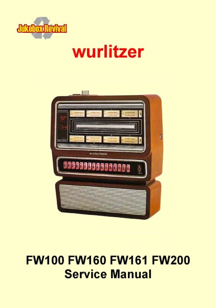 Wurlitzer FW100 FW160 - FW161 en FW200 manual