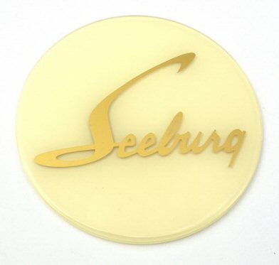 Seeburg VL200 Zij embleem kunststof