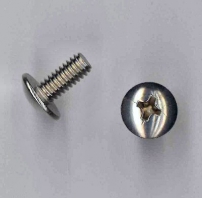 Schroef voor afdekplaatjes chroom
