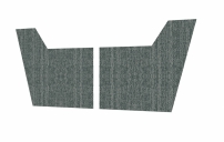 Seeburg 161 & 201 Verkleidung für Gehäuseseiten (2er-Satz)