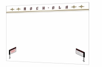 Rockola 1448 fenster aufkleber