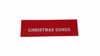 Christmas Songs Categorie kaartje voor drukknop rol V/VL/KD