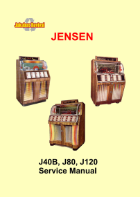 Service manual Jensen J40B, J80, J120