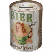 Spardose Trinkgeld-Bierkasse 10 x 13 cm (1 litre)