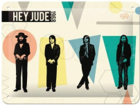 The Beatles Hey Jude Metalen bord (3D) 15 x 20 cm