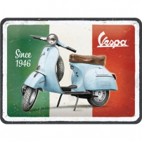 Vespa - Since 1946 Tin Sign embossed 15 x 20 cm