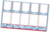 Seeburg AQ100  Top flat big glass decal