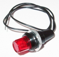 Lampenfassung mit Neonröhre