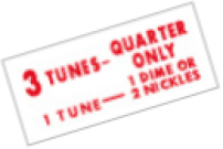 Rockola 1465 Preisaufkleber