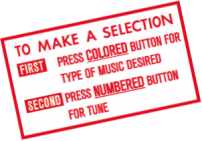 Rockola 1465 Instruktionsaufkleber