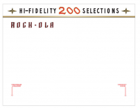 Rockola 1455 Scheibenaufkleber.