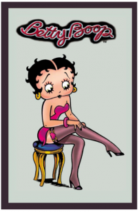 Betty Boop mirror 22 x 32 cm