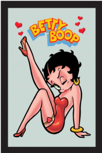 Betty Boop spiegel 22 x 32 cm