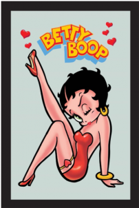 Betty Boop spiegel  22 x 32 cm