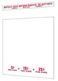 AMI A Top Coin & Front Glass Decal