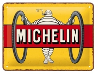Michelin Banden metalen bord (3D) 15 x 20 cm