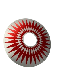 Draaitafel afdekking rood