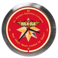 Rock-ola neon klok