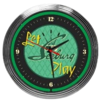 Seeburg neon klok