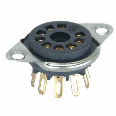 9 polige buisvoet Belton gold plated