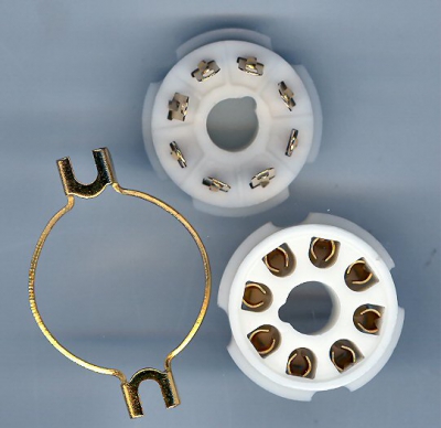 8 polige buisvoet van keramisch materiaal goud