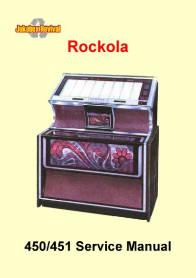 1973 Service manual model 450 & 451