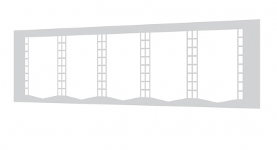 Seeburg Apollo LS3  top flat title holder glass decal.