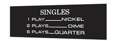 Rockola 434 concerto price card