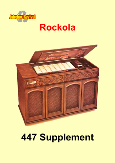 1972 Service manual model 447 (supplement)