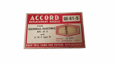 GE RPJ-01S 45 RPM Accord USA