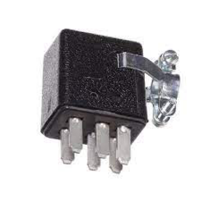 6-poliger Jones-Stecker abgewinkelt