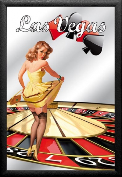 Las Vegas mirror  22 x 32 cm