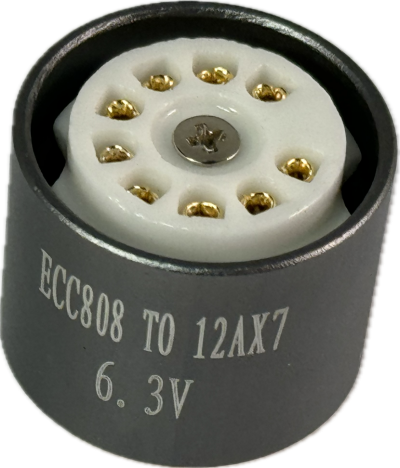 Adapter voor ECC808 naar ECC83/12AX7