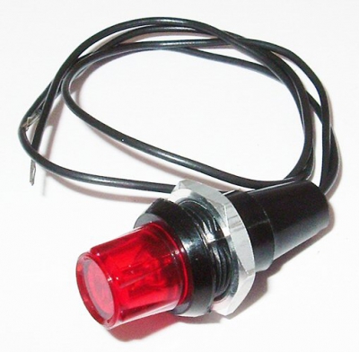 Lampenfassung mit Neonröhre