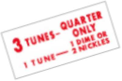 Rockola 1465 Preisaufkleber