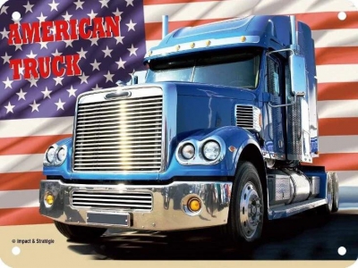 US TRUCK Blechschild 30 x 40 cm