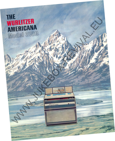 Wurlitzer 3100 original sales brochure