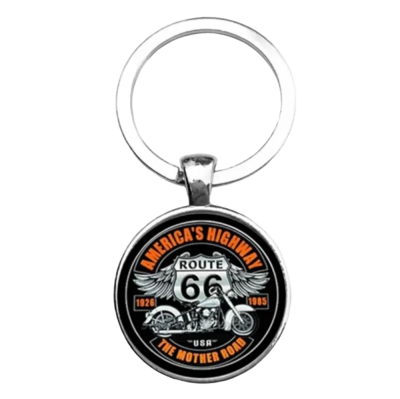 Route66 The mother road sleutelhanger