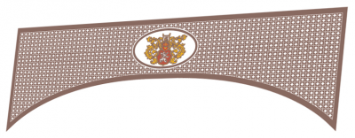 Wurlitzer 2500 dome glas decal.