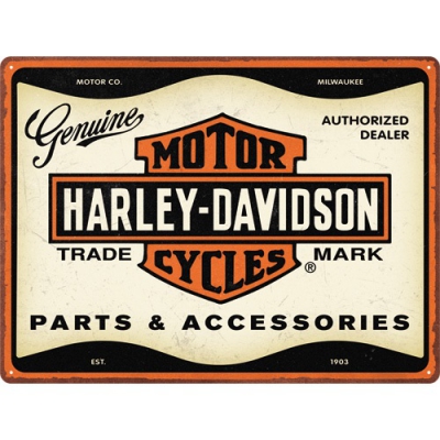 Harley-Davidson - Parts & Accessories Metallschild 30 x 40 cm