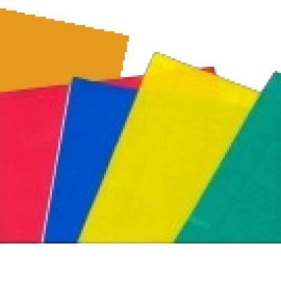 Kleurenfolie transparant 24 x 24 cm