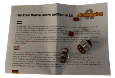 Wurlitzer Lautstärkeregler Modifikationskit