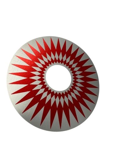 Draaitafel afdekking rood