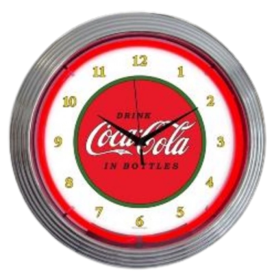 Coca Cola 1910 Neonuhr