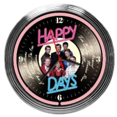 Happy Days Neonuhr