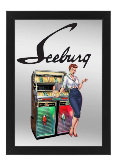 Seeburg 222 spiegel  22 x 32 cm