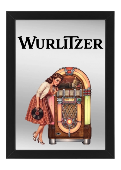Wurlitzer 1015 spiegel  22 x 32 cm